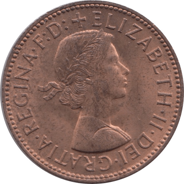 1959 HALFPENNY ( UNC ) 1 - Halfpenny - Cambridgeshire Coins