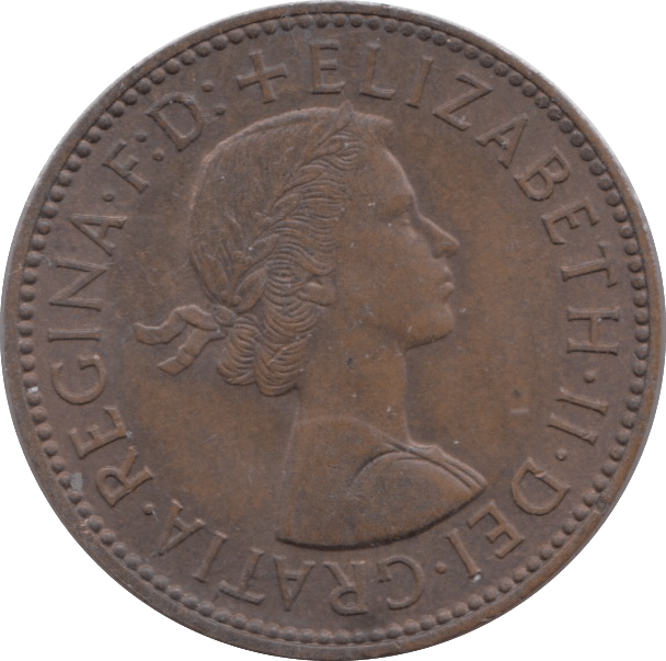 1959 HALFPENNY ( UNC ) 2 - Halfpenny - Cambridgeshire Coins