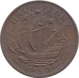 1959 HALFPENNY ( UNC ) 2 - Halfpenny - Cambridgeshire Coins