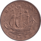1959 HALFPENNY ( UNC ) - Halfpenny - Cambridgeshire Coins