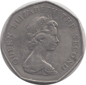 1959 JERSEY 50P - WORLD COINS - Cambridgeshire Coins