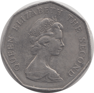 1959 JERSEY 50P - WORLD COINS - Cambridgeshire Coins