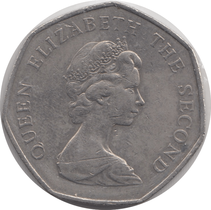 1959 JERSEY 50P - WORLD COINS - Cambridgeshire Coins