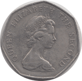 1959 JERSEY 50P - WORLD COINS - Cambridgeshire Coins