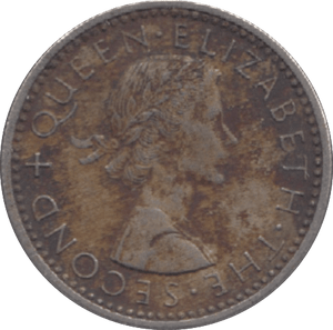 1959 NEW ZEALAND SIXPENCE - WORLD COINS - Cambridgeshire Coins