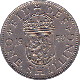 1959 SHILLING ( AUNC ) - Shilling - Cambridgeshire Coins