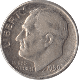 1959 SILVER ONE DIME USA - SILVER WORLD COINS - Cambridgeshire Coins