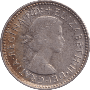 1959 SILVER SIXPENCE AUSTRALIA - SILVER WORLD COINS - Cambridgeshire Coins