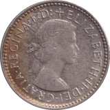1959 SILVER SIXPENCE AUSTRALIA - SILVER WORLD COINS - Cambridgeshire Coins