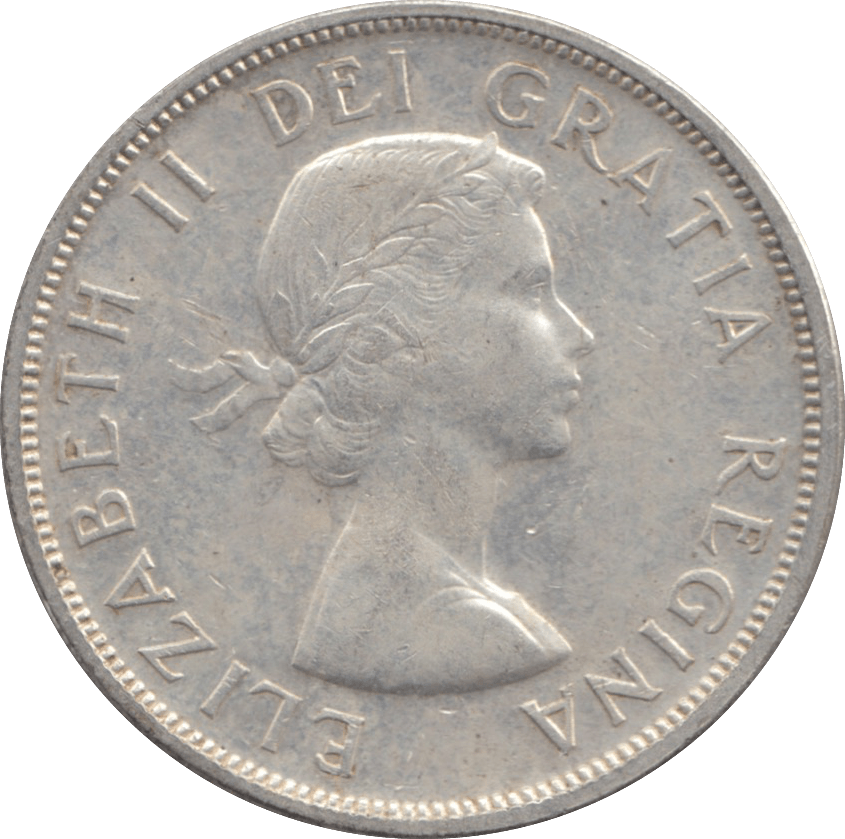 1960 CANADA SILVER ONE DOLLAR 9 - WORLD SILVER COINS - Cambridgeshire Coins