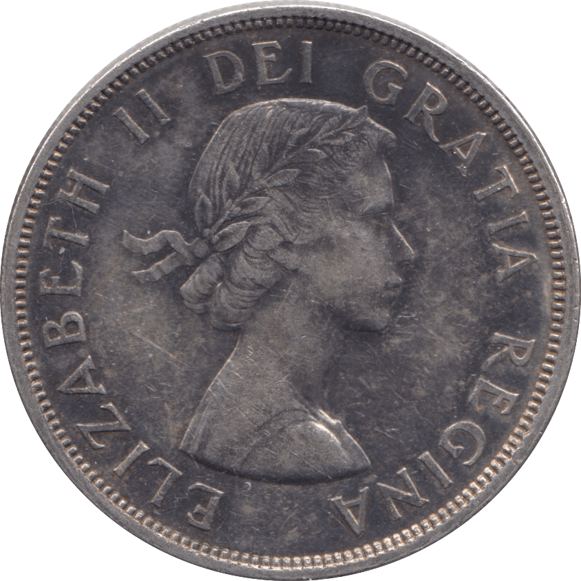 1960 CANADA SILVER ONE DOLLAR - WORLD SILVER COINS - Cambridgeshire Coins