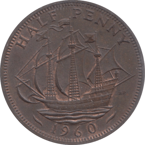 1960 HALFPENNY ( UNC ) 18 - Halfpenny - Cambridgeshire Coins