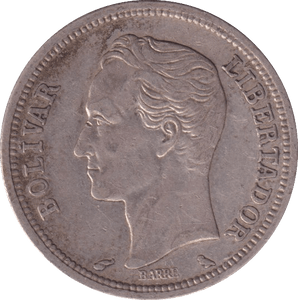 1960 ONE BOLIVAR BOLIVIA - WORLD COINS - Cambridgeshire Coins