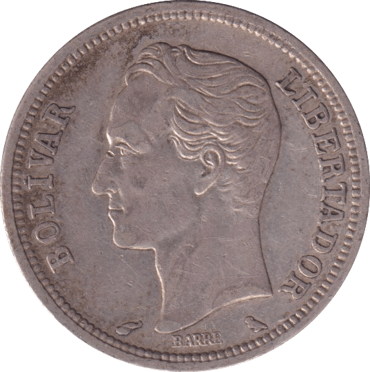 1960 ONE BOLIVAR BOLIVIA - WORLD COINS - Cambridgeshire Coins