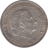 1960 SILVER 2 1/2 GULDEN NETHERLANDS - SILVER WORLD COINS - Cambridgeshire Coins
