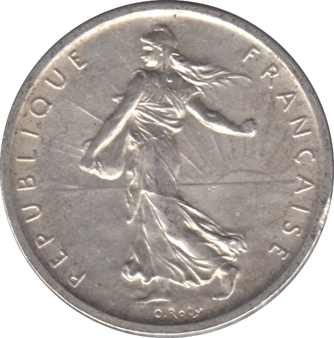 1960 SILVER 5 FRANCS FRANCE REF 1 - SILVER WORLD COINS - Cambridgeshire Coins