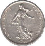 1960 SILVER 5 FRANCS FRANCE REF 1 - SILVER WORLD COINS - Cambridgeshire Coins