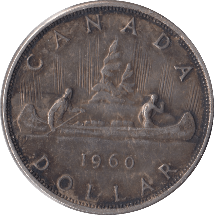 1960 SILVER DOLLAR CANADA - SILVER WORLD COINS - Cambridgeshire Coins