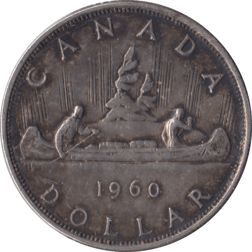 1960 SILVER DOLLAR CANADA - SILVER WORLD COINS - Cambridgeshire Coins