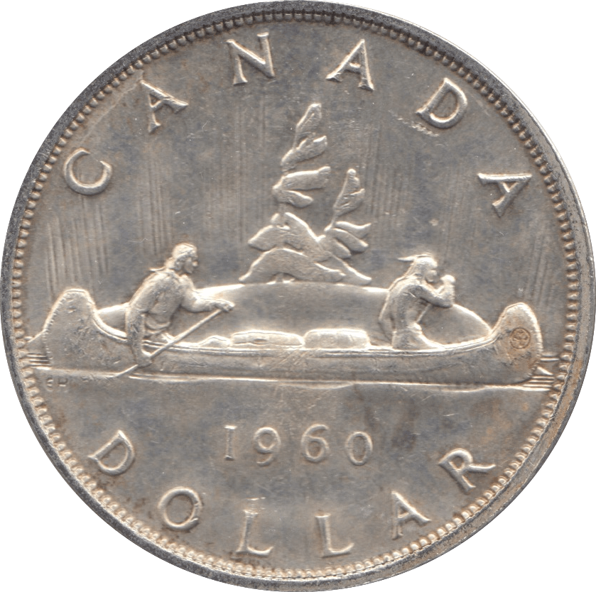1960 SILVER DOLLAR CANADA - SILVER WORLD COINS - Cambridgeshire Coins
