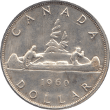 1960 SILVER DOLLAR CANADA - SILVER WORLD COINS - Cambridgeshire Coins