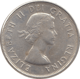 1960 SILVER FIFTY CENTS CANADA - WORLD SILVER COINS - Cambridgeshire Coins
