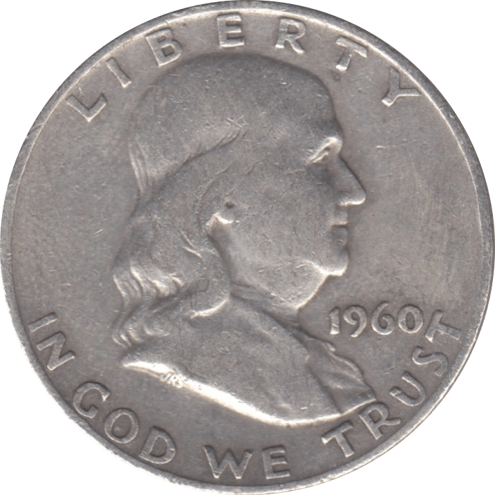1960 SILVER HALF DOLLAR USA B - WORLD SILVER COINS - Cambridgeshire Coins