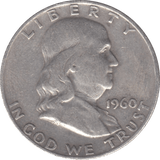 1960 SILVER HALF DOLLAR USA B - WORLD SILVER COINS - Cambridgeshire Coins