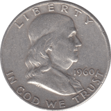 1960 SILVER HALF DOLLAR USA C - WORLD SILVER COINS - Cambridgeshire Coins