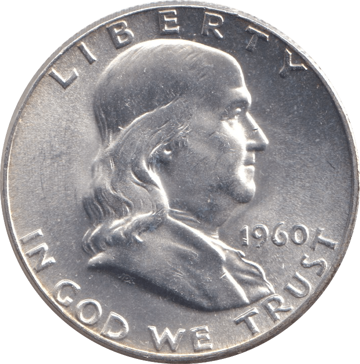 1960 SILVER HALF DOLLAR USA - Cambridgeshire Coins
