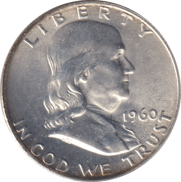 1960 SILVER HALF DOLLAR USA - Cambridgeshire Coins
