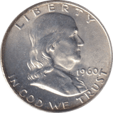 1960 SILVER HALF DOLLAR USA - Cambridgeshire Coins