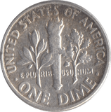 1960 SILVER ONE DIME USA - SILVER WORLD COINS - Cambridgeshire Coins