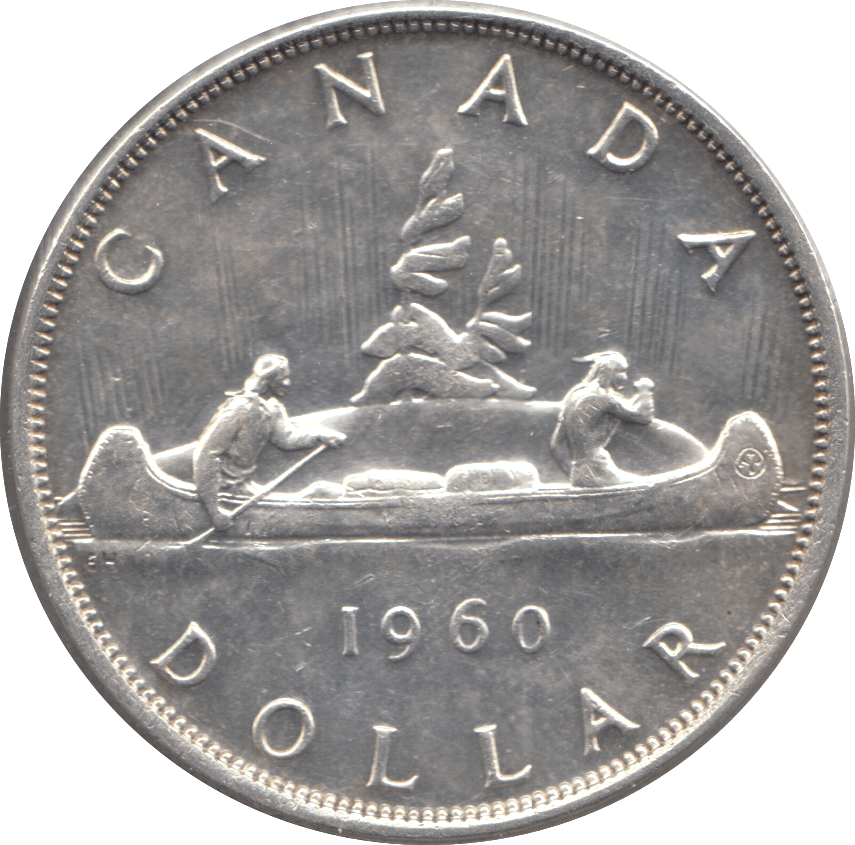 1960 SILVER ONE DOLLAR CANADA - WORLD SILVER COINS - Cambridgeshire Coins