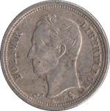 1960 SILVER VENEZUELA 25 CENTESIMOS - SILVER WORLD COINS - Cambridgeshire Coins