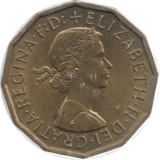 1960 THREEPENCE ( UNC ) 26 - Threepence - Cambridgeshire Coins