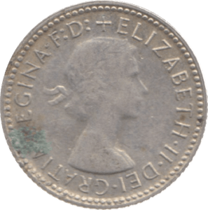 1961 AUSTRALIA SILVER SIXPENCE - SILVER WORLD COINS - Cambridgeshire Coins