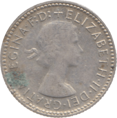 1961 AUSTRALIA SILVER SIXPENCE - SILVER WORLD COINS - Cambridgeshire Coins