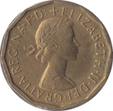 1961 BRASS THREEPENCE ( BU ) - Threepence - Cambridgeshire Coins