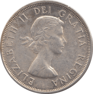 1961 CANADA 50 CENTS - WORLD SILVER COINS - Cambridgeshire Coins