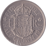 1961 HALFCROWN ( AUNC ) A - Halfcrown - Cambridgeshire Coins
