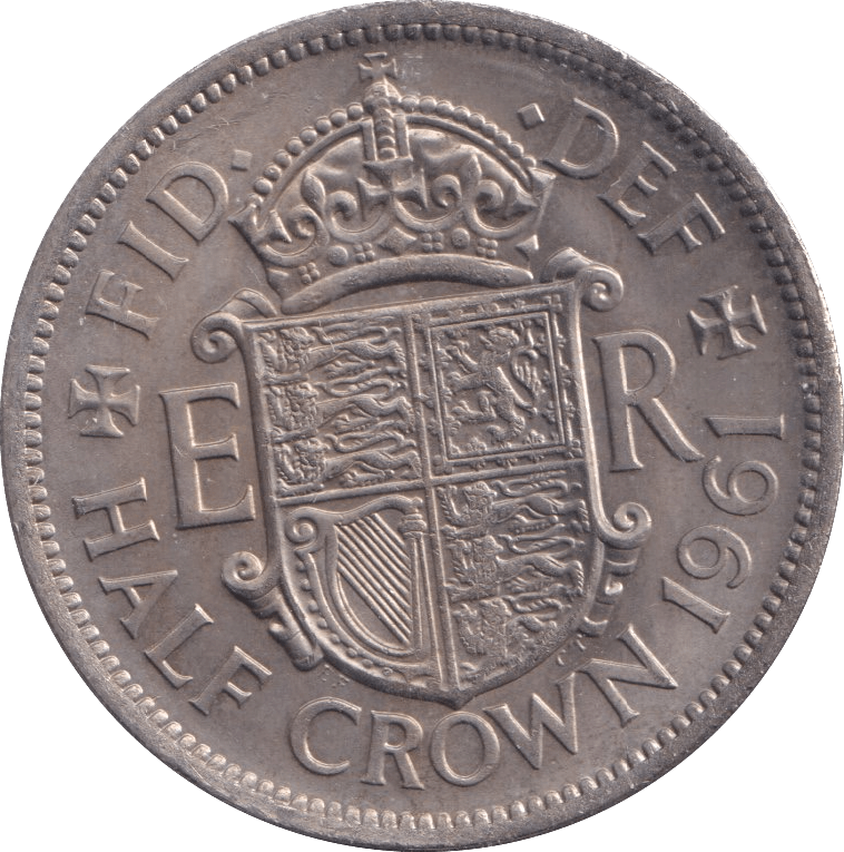 1961 HALFCROWN ( UNC ) - Halfcrown - Cambridgeshire Coins
