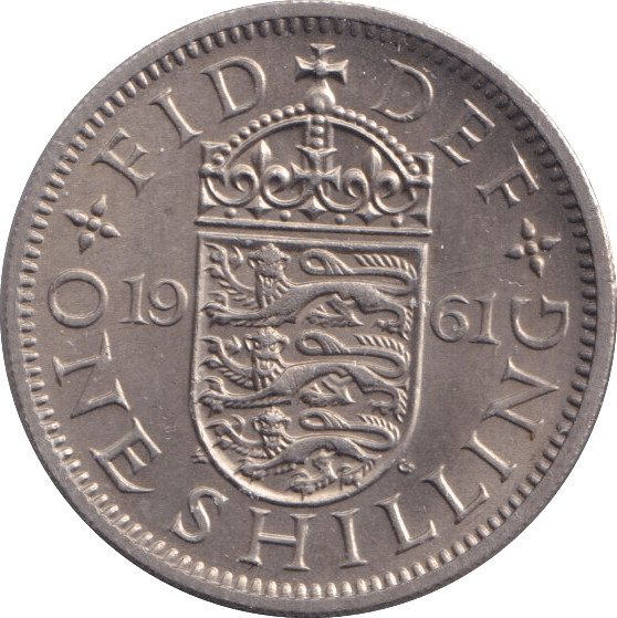 1961 SHILLING ( UNC ) - Shilling - Cambridgeshire Coins