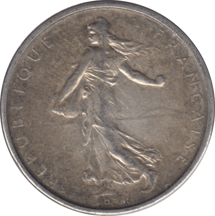 1961 SILVER 5 FRANCS FRANCE REF 3 - SILVER WORLD COINS - Cambridgeshire Coins