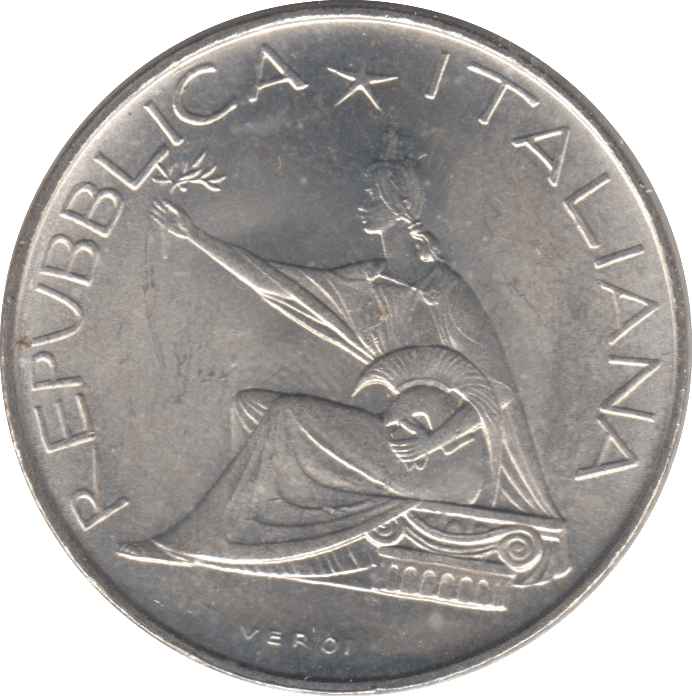 1961 SILVER 500 LIRA ITALY - SILVER WORLD COINS - Cambridgeshire Coins
