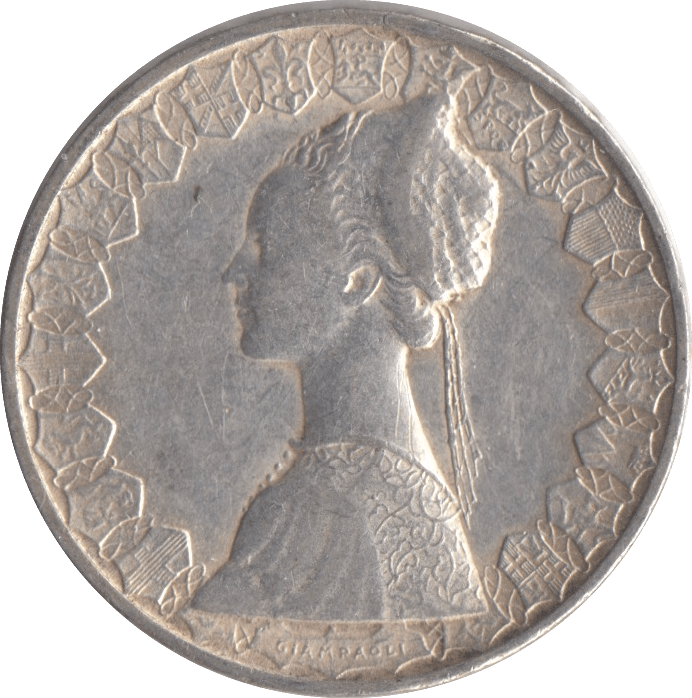 1961 SILVER 500 LIRA ITALY - SILVER WORLD COINS - Cambridgeshire Coins