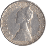 1961 SILVER 500 LIRA ITALY - SILVER WORLD COINS - Cambridgeshire Coins
