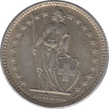 1961 SILVER BELGIUM 2 FRANCS - SILVER WORLD COINS - Cambridgeshire Coins