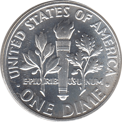 1961 SILVER DIME USA ( PROOF ) - SILVER WORLD COINS - Cambridgeshire Coins
