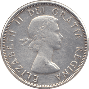 1961 SILVER FIFTY CENTS CANADA - WORLD SILVER COINS - Cambridgeshire Coins